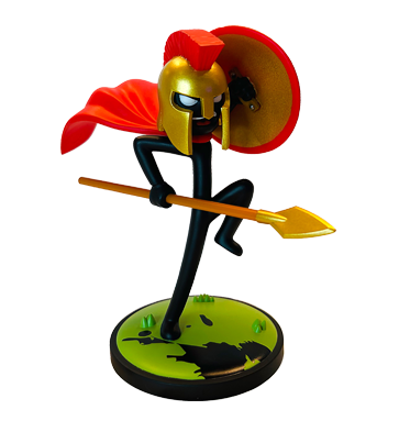 Golden Spearton vinyl figure